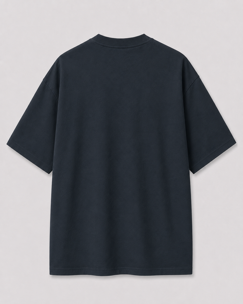 "Delusional" Boxy Tee / Navy