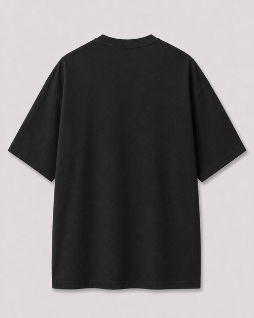 "Delusional" Boxy Tee / Black