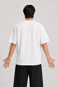 "Delusional" Boxy Tee / White